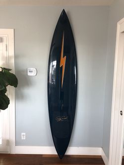 Custom Rory Russell Lightning Bolt Surfboard