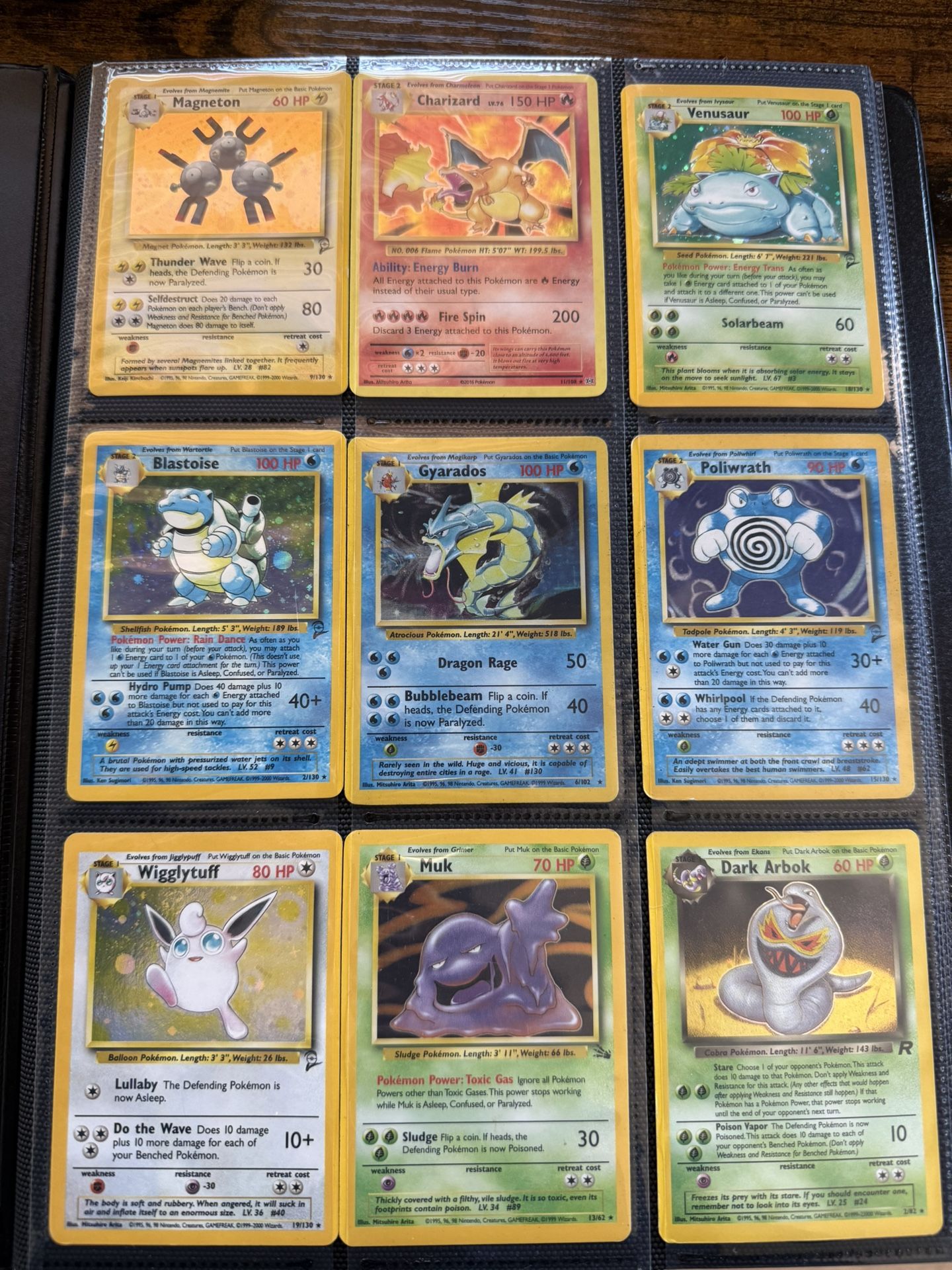 Pokemon Vintage Cards Whole Binder Full