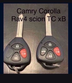 Llaves Y Controles Para Toyota Completa Lista Keys cut And Ready Camry Corolla RAV4 Scion Tc Xb