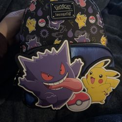 gengar and pikachu loungefly backpack