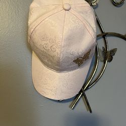 Pink Butterfly Baseball Cap 