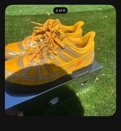 Nike Air Rubber Dunk Off-White University Gold