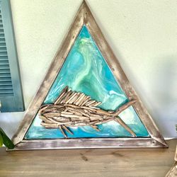 Artwork Driftwood Mahi-mahi 