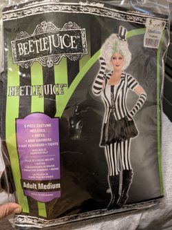 Halloween Costume Beetlejuice / Size Medium