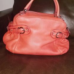 Salvatore Ferragamo Red Leather Bag