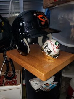 Orioles telephone hat and ball