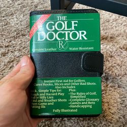 The Golf Doctor Leather Book