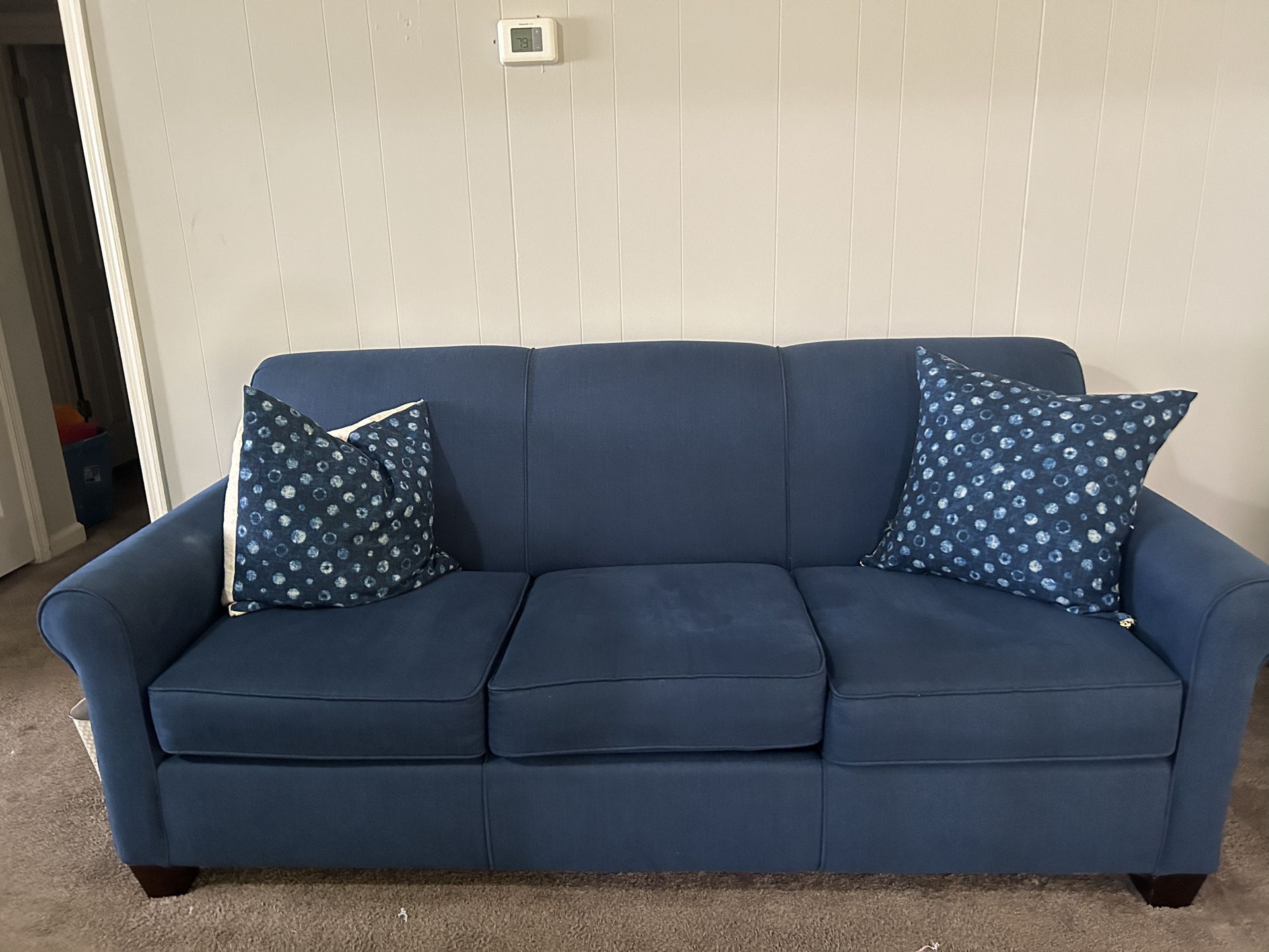 Like New Blue Sofa