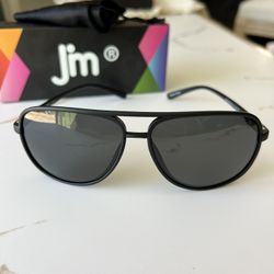 Retro polarized sunglasses (blue gray)