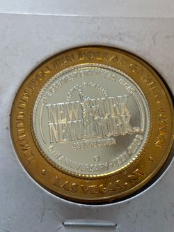 2003 New York NY Casino .999 Silver Token - 6th Anniversary .6 oz .999 fine Silver