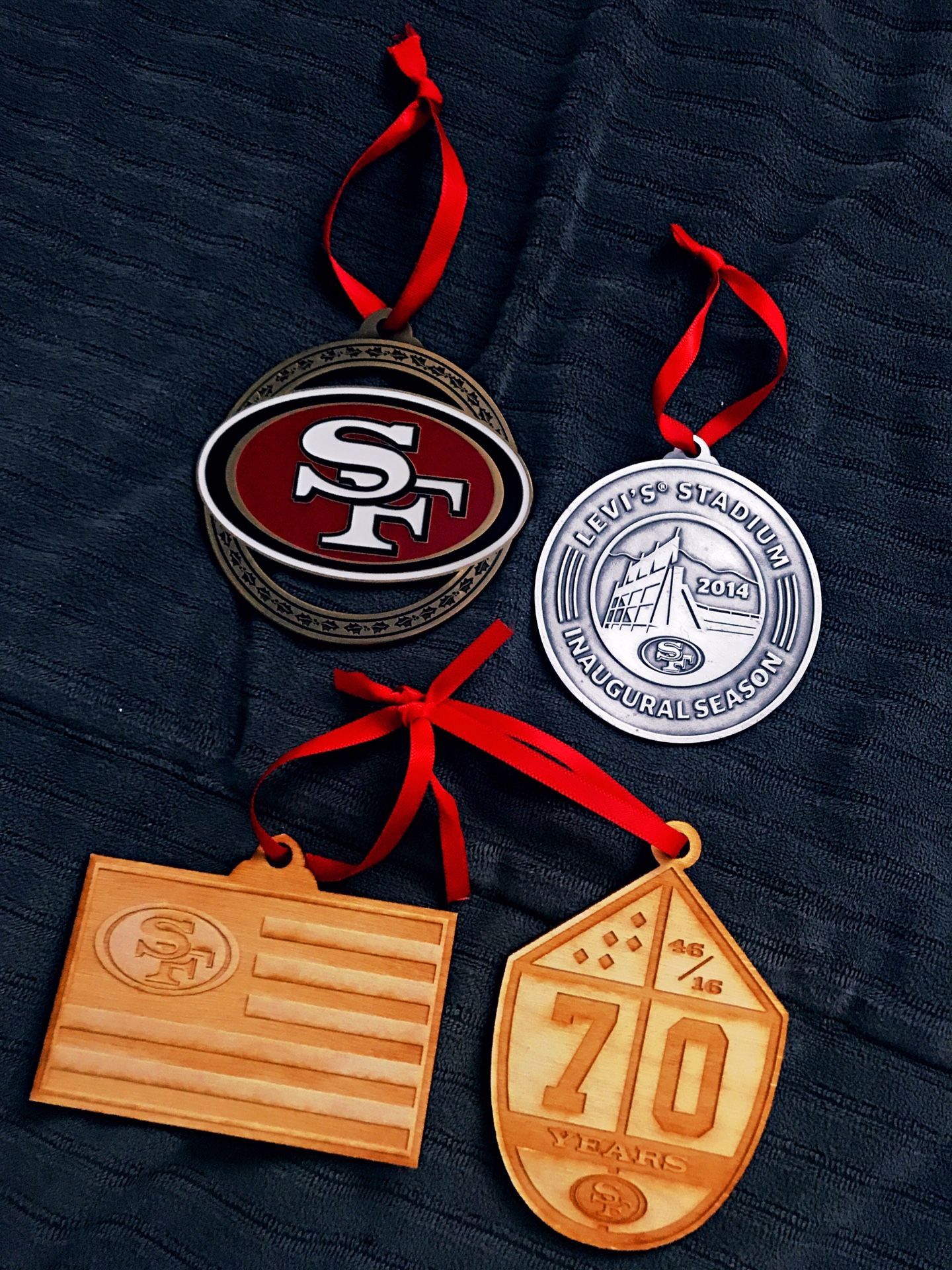 ***49ers Season-Ticket holder Christmas Ornaments***