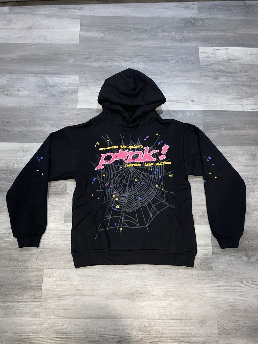 Sp5der P*INK Hoodie (Large)