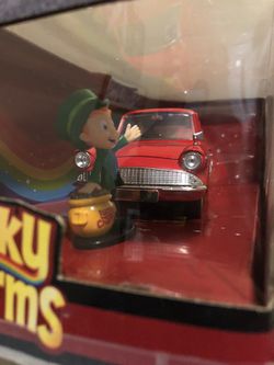 Lucky Charms 1959 Ford Anglia & Leprechaun  ~ Die Cast Car ~ Jada Scale 1:24 Thumbnail