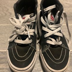 Black Van Shoes, Size 13 Kids