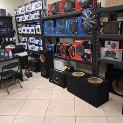 Subwoofers, stereos, amplifiers, speakers, alarms, epicenter, wiring. Car Audio. 