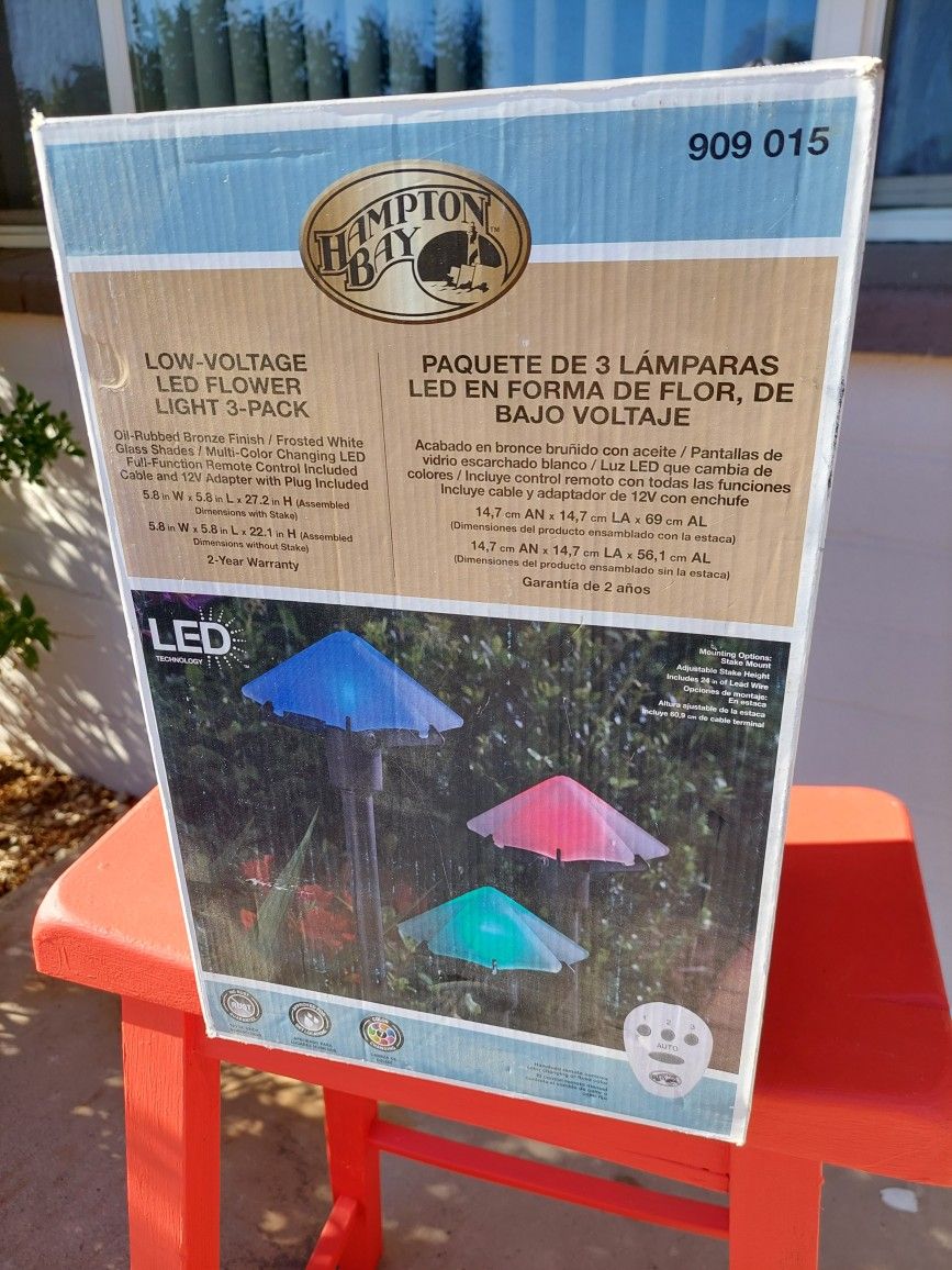 LED GARDEN Lights Witg Remote