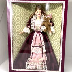 💥RARE~1999 VINTAGE COLLECTABLE EDITION💥Victorian Barbie With Cedric Bear