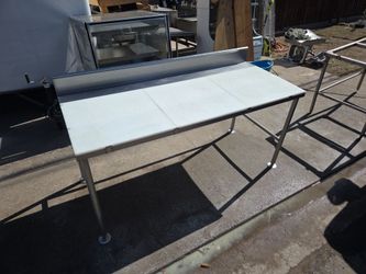 Table, Prep Stainless and Polyboard