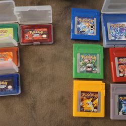 Full Set Pokémon GB & GBA Cartridges (Reproductions)