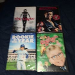The Crow, Commando, Rookie Of The Year, A Christmas Story Dvds : $4.00 Bucks Each