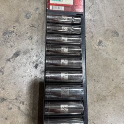 Craftsman 9 Pc Deep Socket 