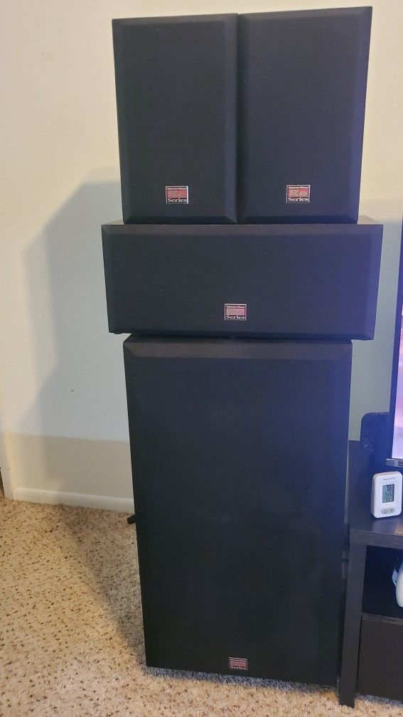 Cerwin Vega RE30/RE16/RE6C Surround Sound Speakers