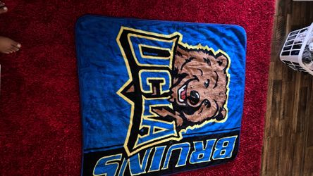 UCLA Bruins Blue & Gold Plush Throw Blanket