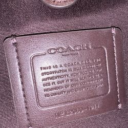 COACH Ivory Leather Small Town Bucket Bag
