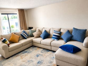Larce 5-Piece Next-Gen Nuvella™ Performance Fabric Sectional with Chaise