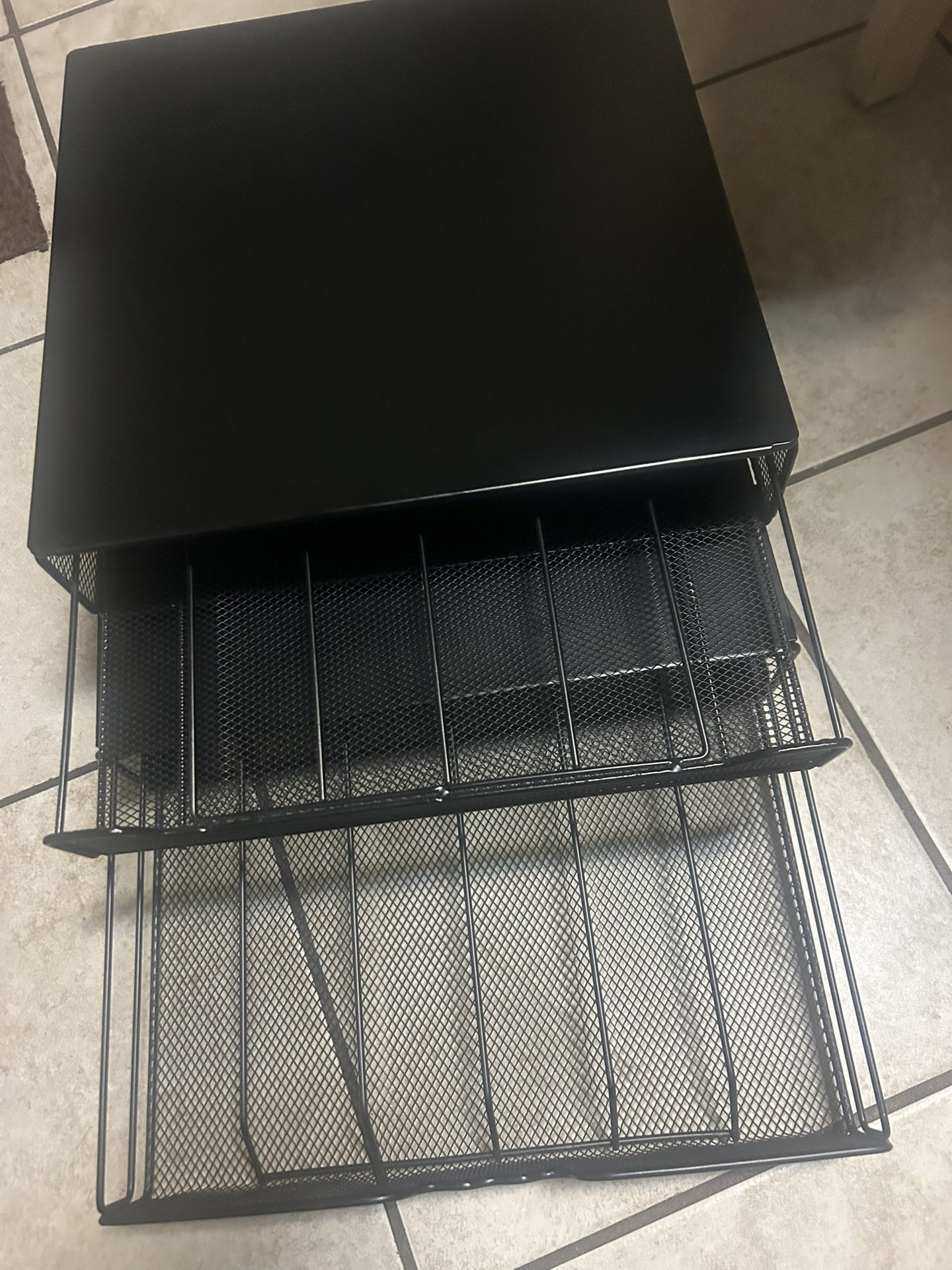 2 K-cup Coffee Drawers .