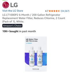 LG LT1000P2 Refrigerator Water Filter 2-Pack