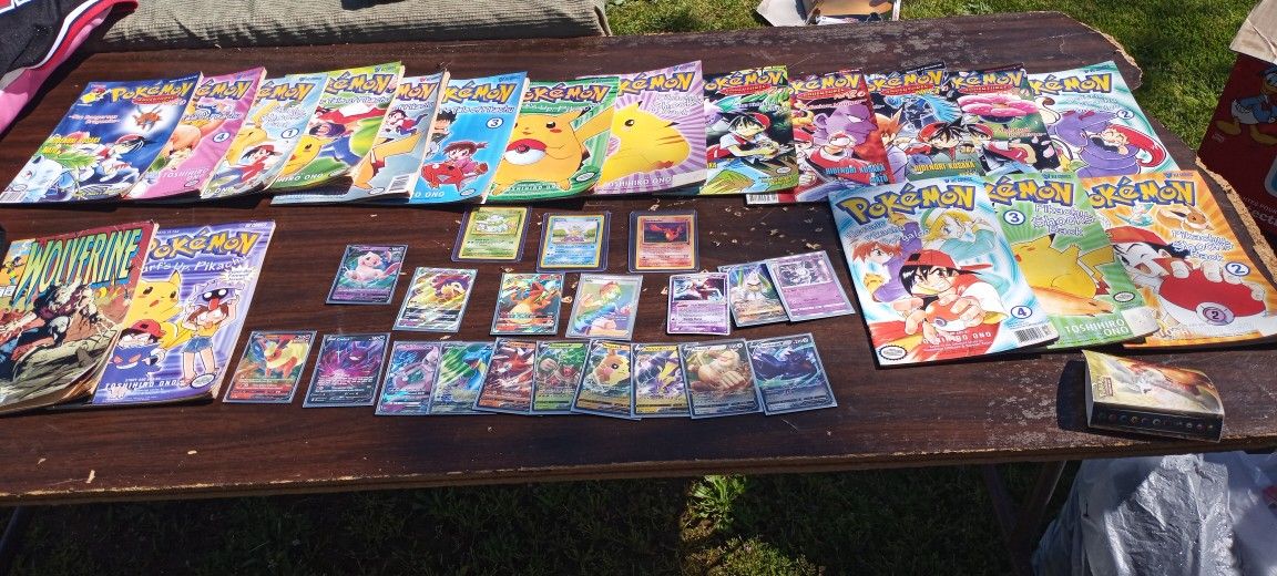 Pokemon Cards And Comics *RARE*
