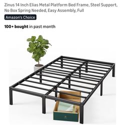 Zinus 14 Inch Elias Metal Bed Frame 