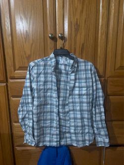 Mens plaid button up