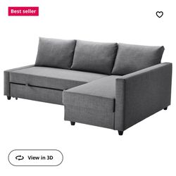 Couch - Sleeper sectional,3 seat w/storage,