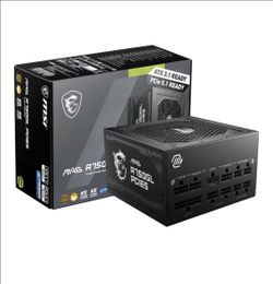MSI MAG A750GL PCIE 5.1 / ATX 3.1 Gaming Power Supply 750W – Full Modular – Brand New