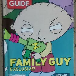 2005 Limited Edition Gamily Guu T.V. Guide Magazine 4/4 Stewie Griffin - Fox Animation 