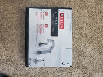 New Delta Flynn Two Handle Widespread Faucet