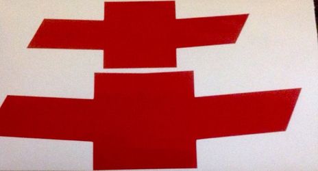 2010-2013 Camaro Red Bowtie vinyl decals