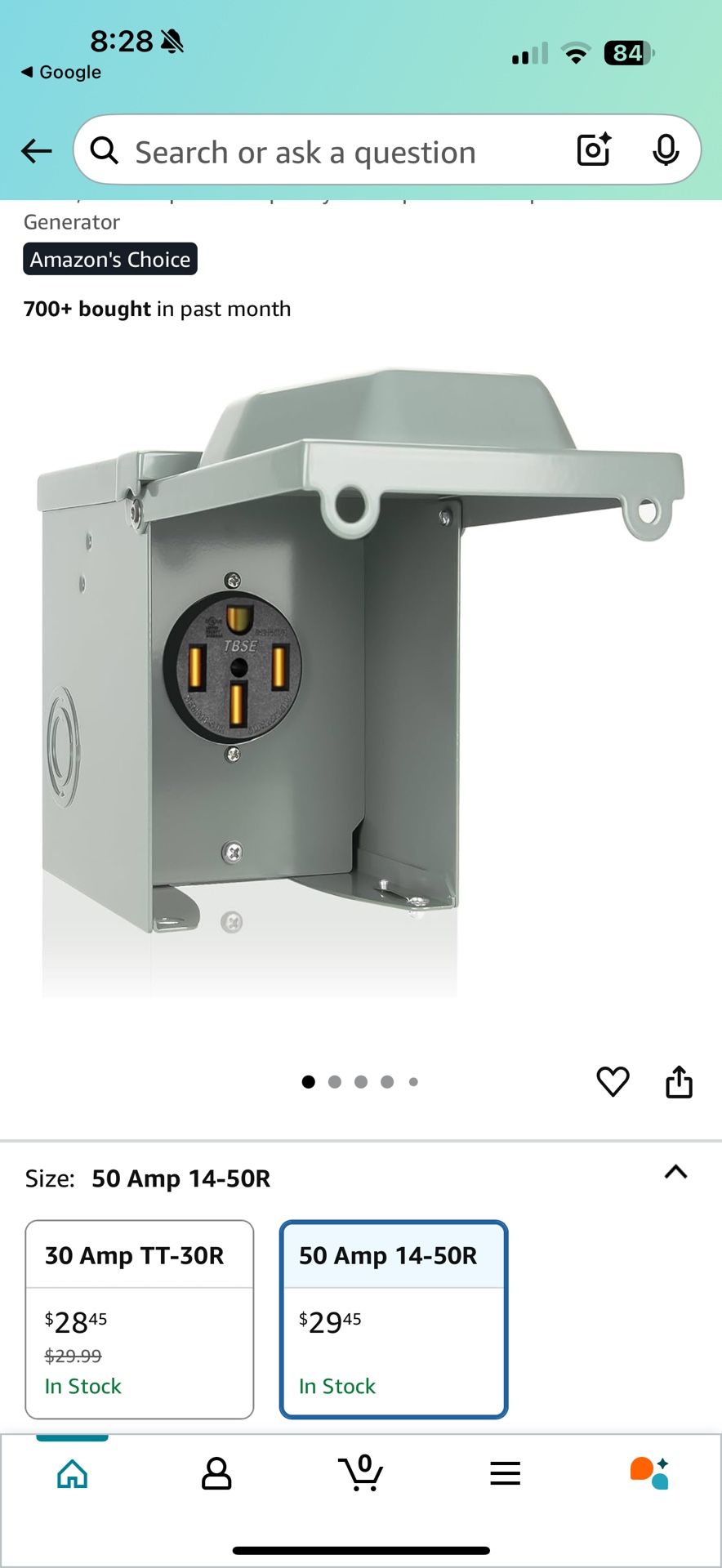 Outdoor Plug Electric Receptacle 