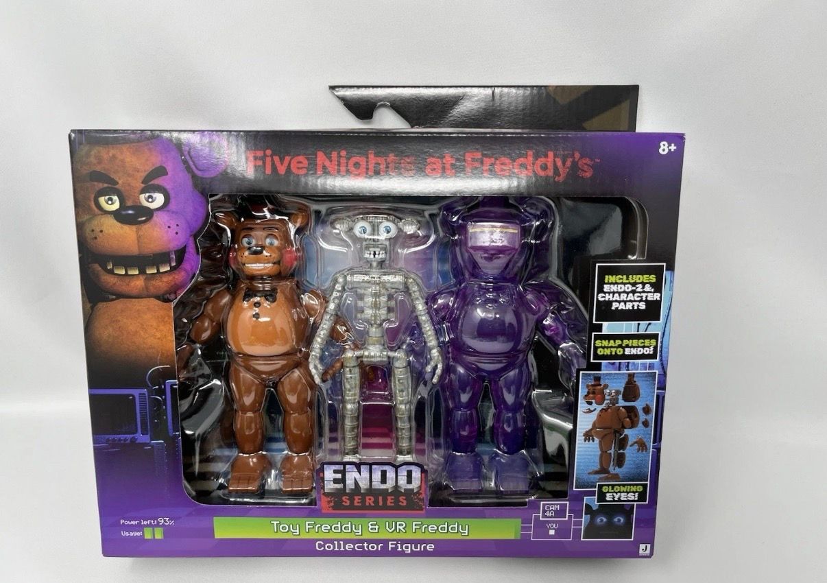 ENDO SERIES Five Nights At Freddy's Toy & VR FREDDY Figures Glowing Eyes FNAF