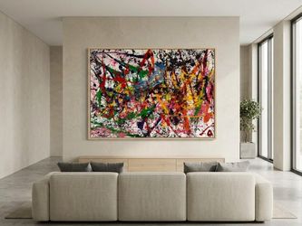 36x48 “ What’s The Splatter ? 1 Of 1 Painting