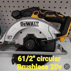 Dewalt New 61/2” Circular Saw Brushless 