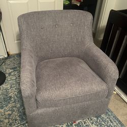 Living Spaces Swivel And Rocking Chair