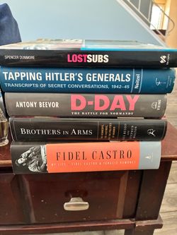 Lot of 5 WWII & History Hardcover Books