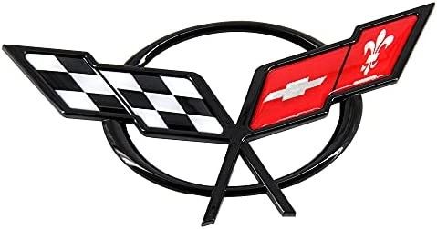 Cross Rear Hitch Cover Emblem For 1(contact info removed) Chevy Corvette C5