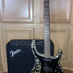 Fender Mustang LT50 Amplifier Hohner Revelation Marble Finish RTX Electric Guitar Combo (Great Cond. FIRM)