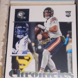 2021 Chronicle Panini Justin Fields Card Number 19
