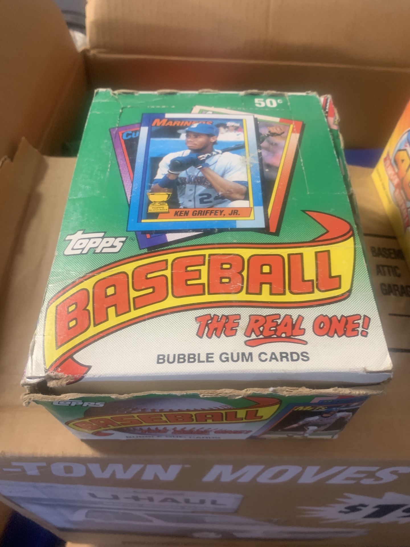 Topps 1990 Baseball Cards Box