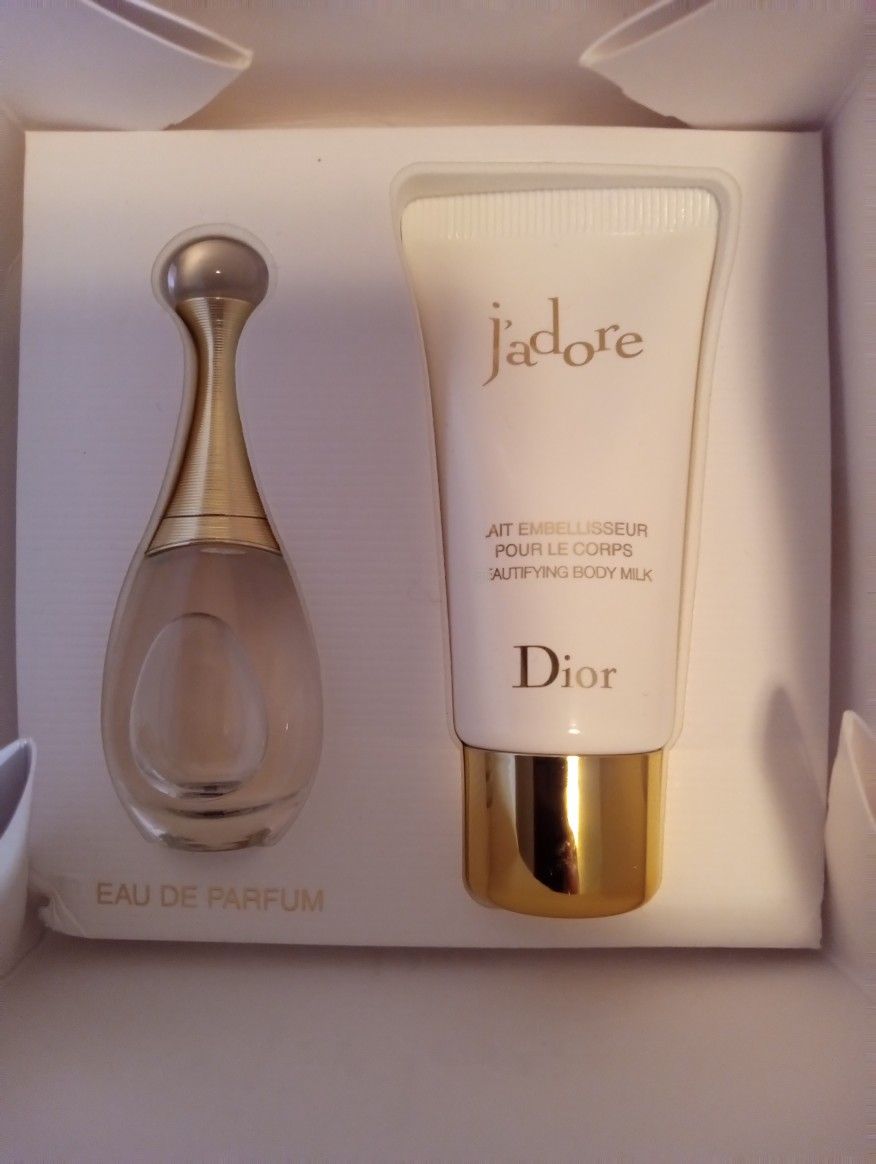 Dior J'adore Eau DE Parfum 5ml Body Moisturizer Coffret Miniature Gift Set